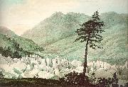 Pars, William The Glacier of Grindelwald oil painting